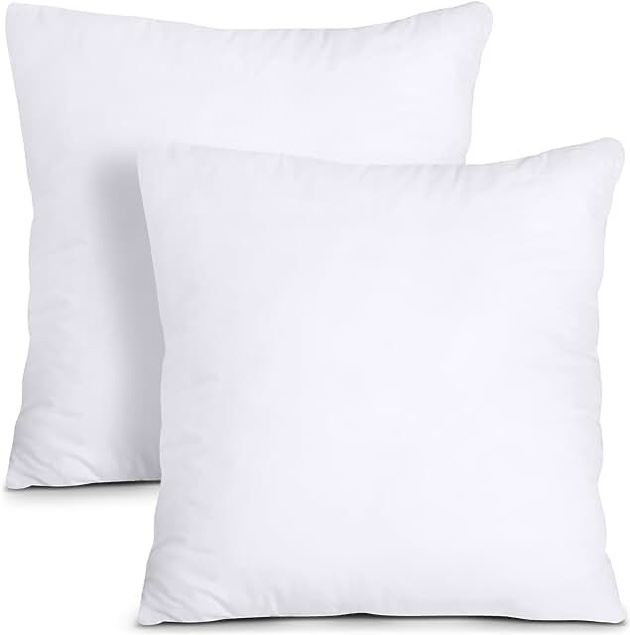 Utopia Bedding Throw Pillows Insert (Pack of 3 White) - 18 x 18 Inches Bed and Couch Pillows - 