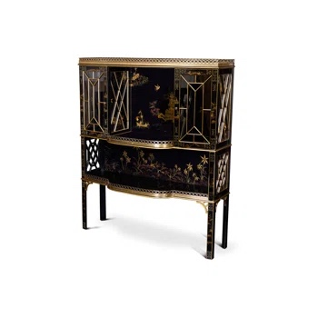 Chinoiserie 53'' Bar Cabinet By Maitland-Smith