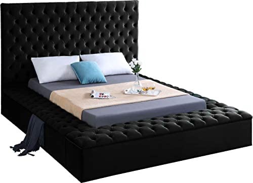 Bliss Black Queen Bed(incomplete box 2/3)