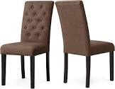 Subrtex Dining Chair Brown 