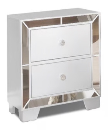 Bella Esprit Belisa White Night Stand