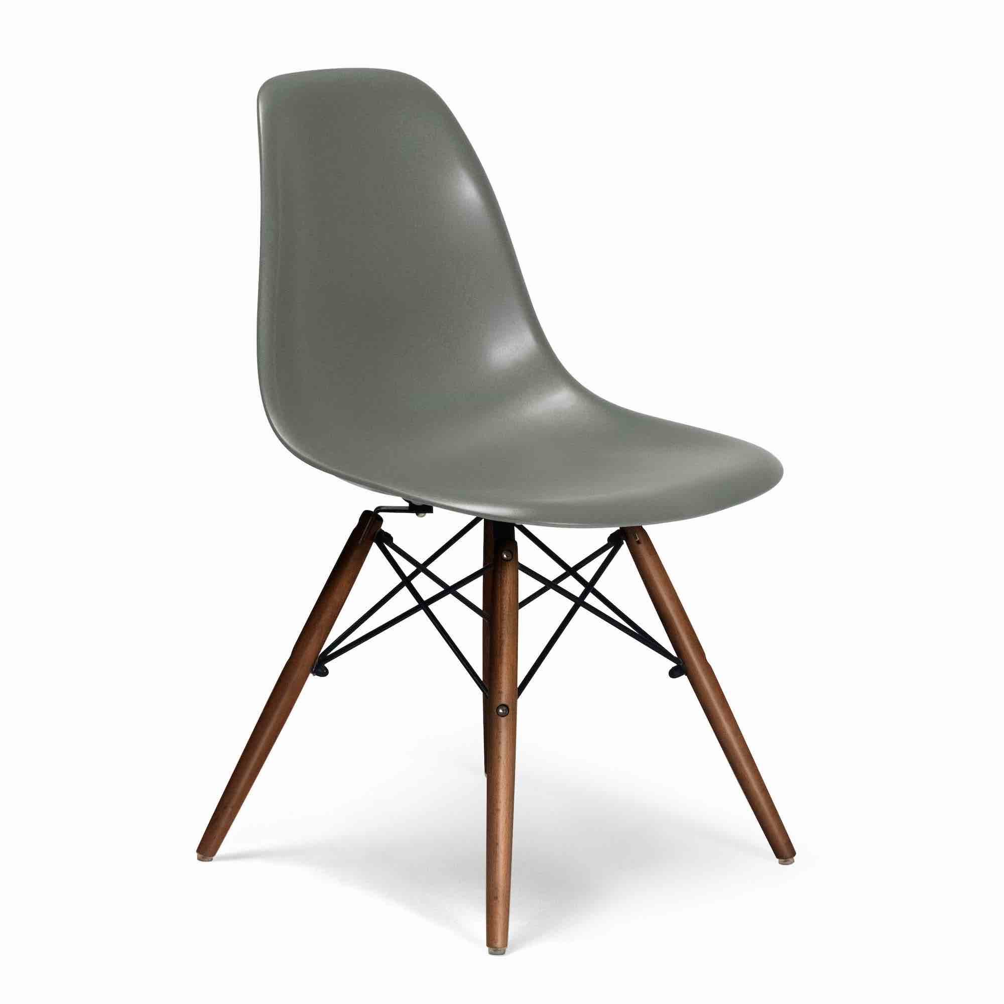 Aeon Grey Dining Chair With Walnut Finished Legs (2 pieces)