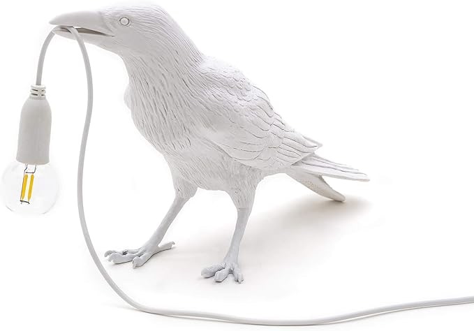 Seletti Bird Lamp White Waiting
