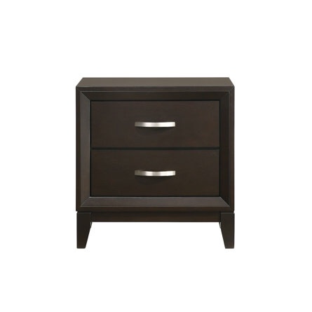 Solid + Manufactured Wood Nightstand