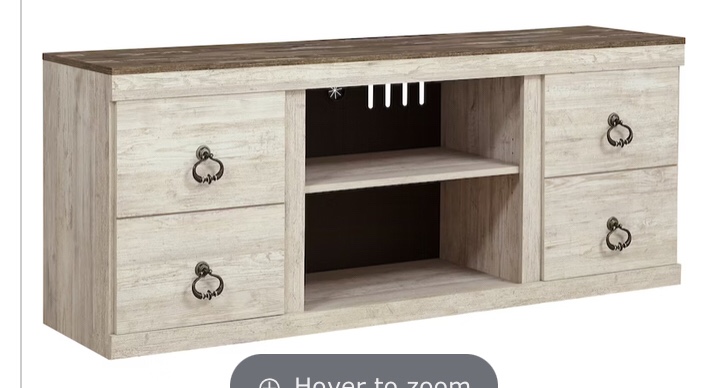 (incomplete) Signature Design by Ashley Home Entertainment Willowton 60" TV Stand EW0267-268