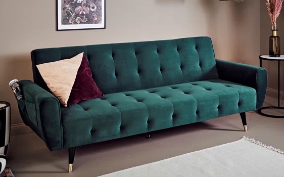Chillax Dream 83.86" Velvet Sofa(unknown number of boxes)