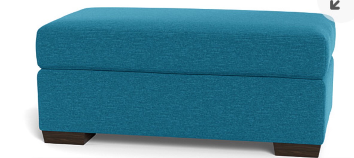 Mesa Ottoman blue 