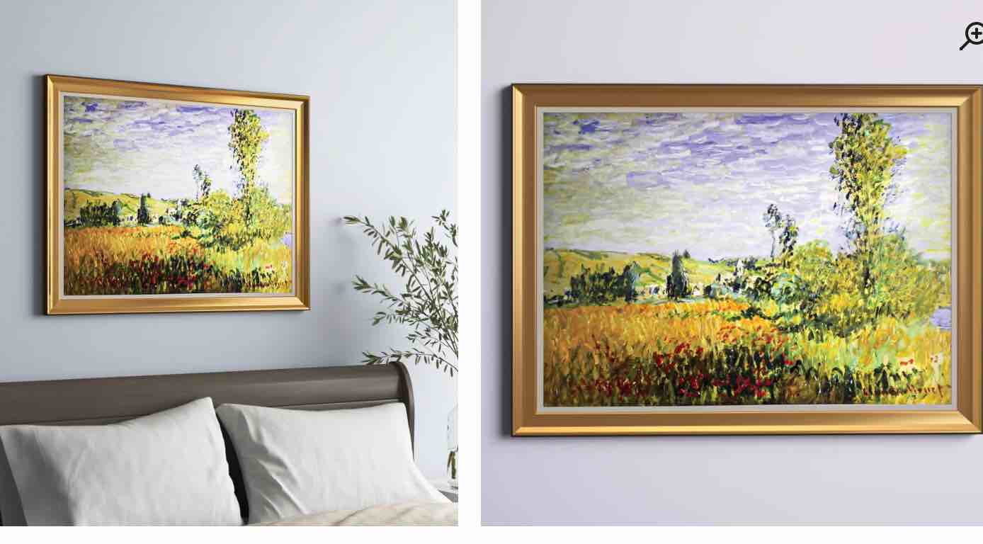 Framed Modern & Contemporary On Canvas Painting