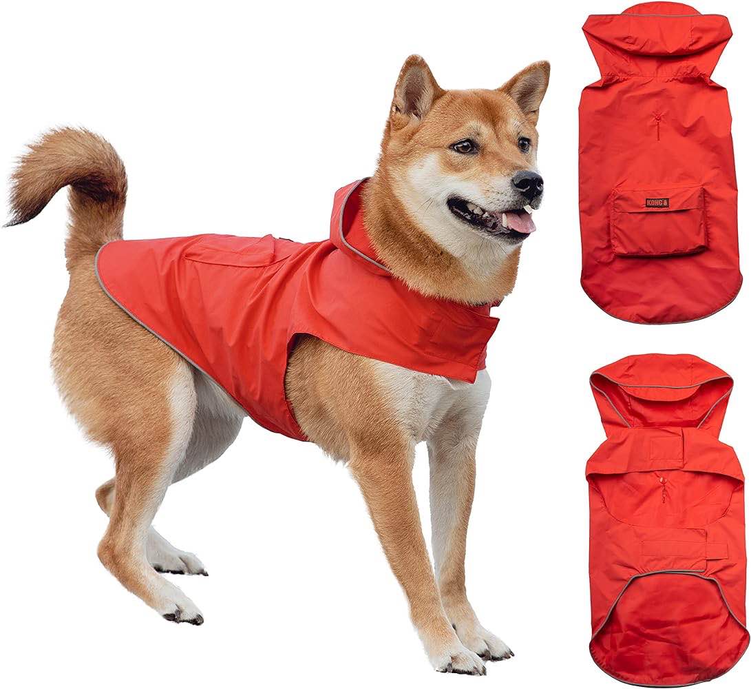 KONG Packable Rain Jacket For Dogs