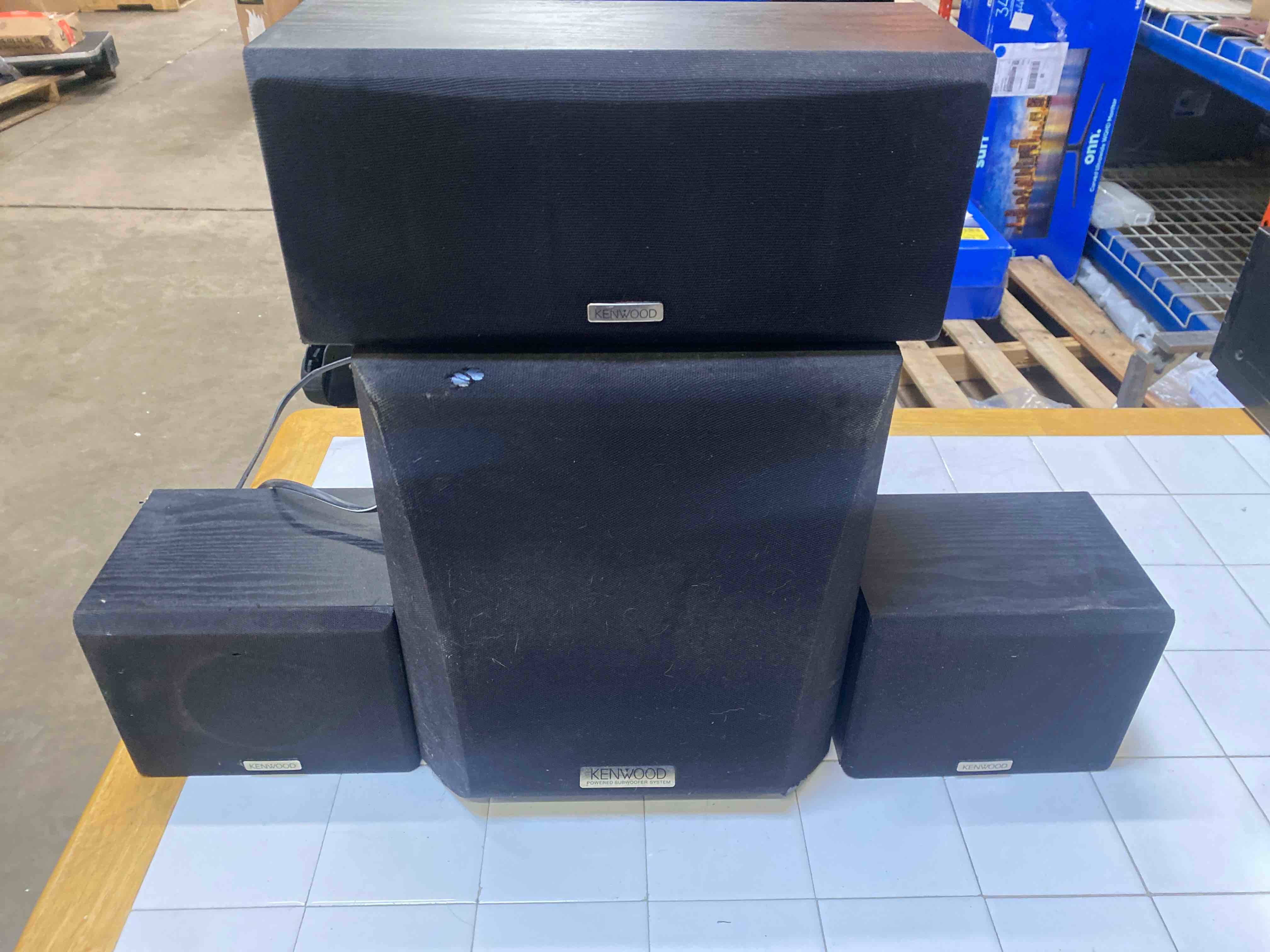 KENWOOD KS-505HT SURROUND SOUND SPEAKER  SYSTEM