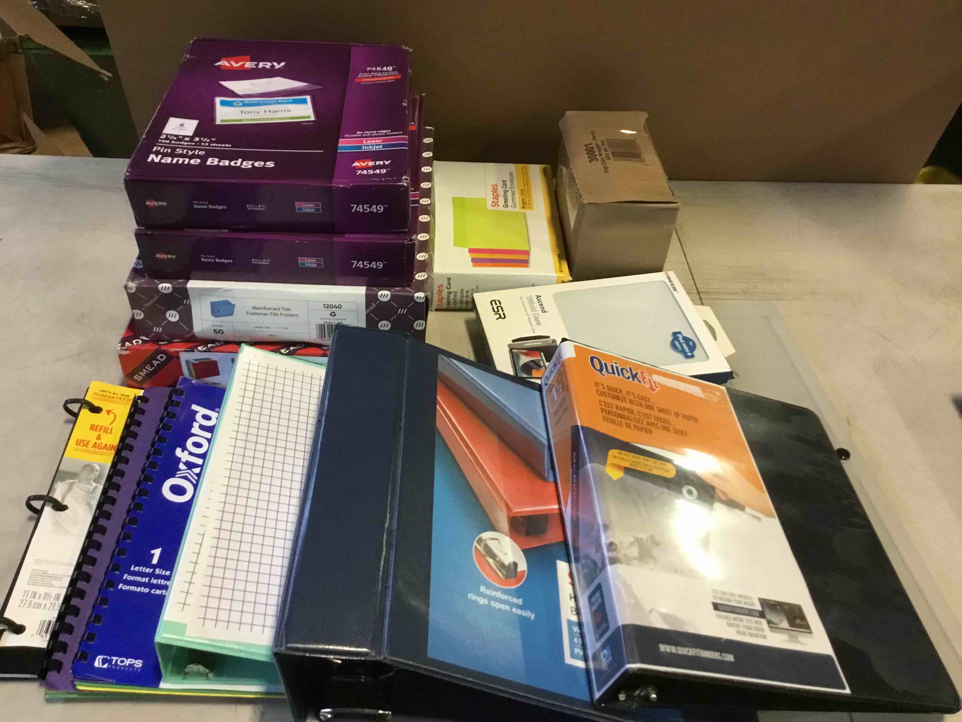 Assorted Office Supplies 