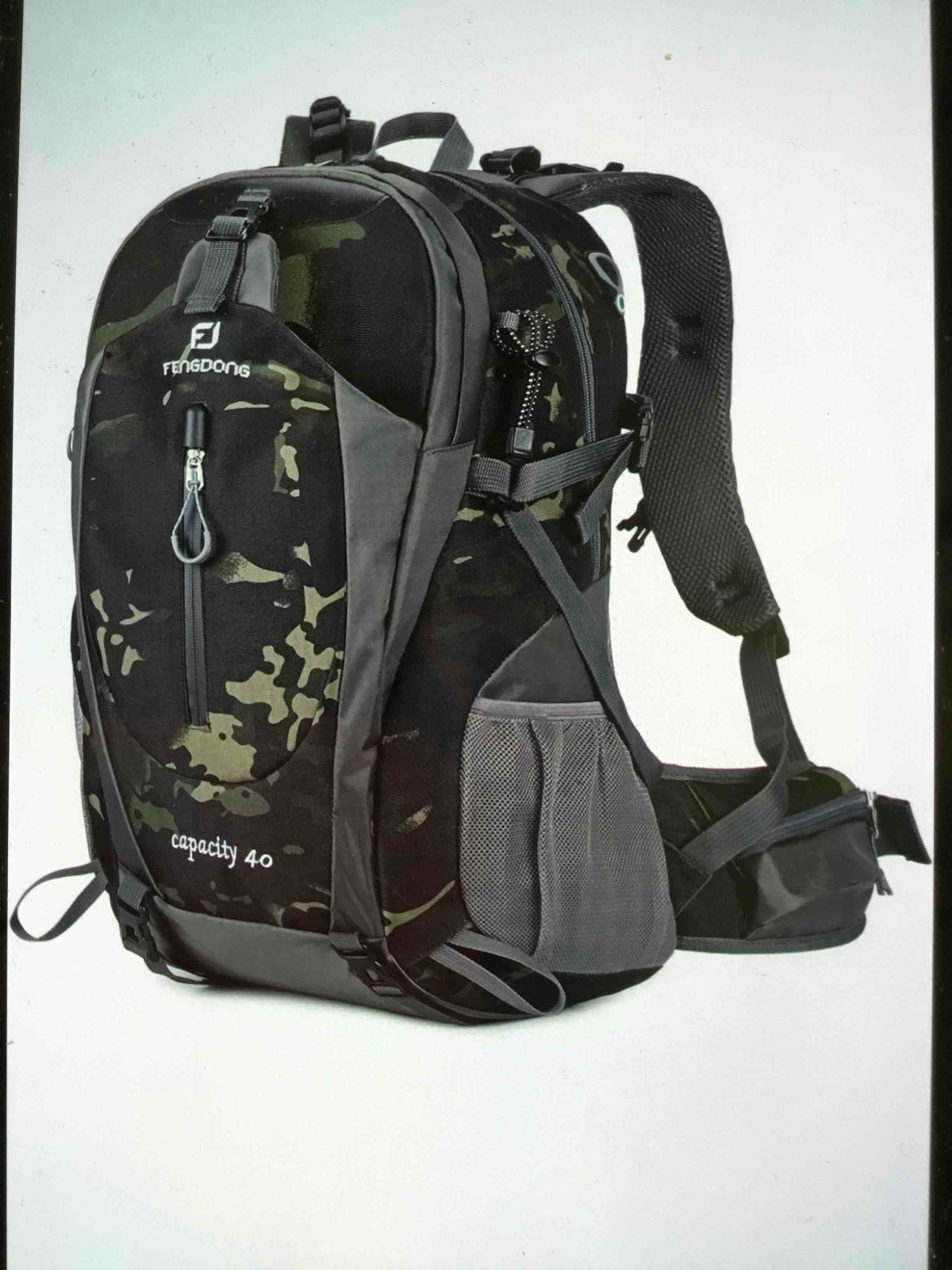 FENGDONG Waterproof Lightweight Hiking Backpack 