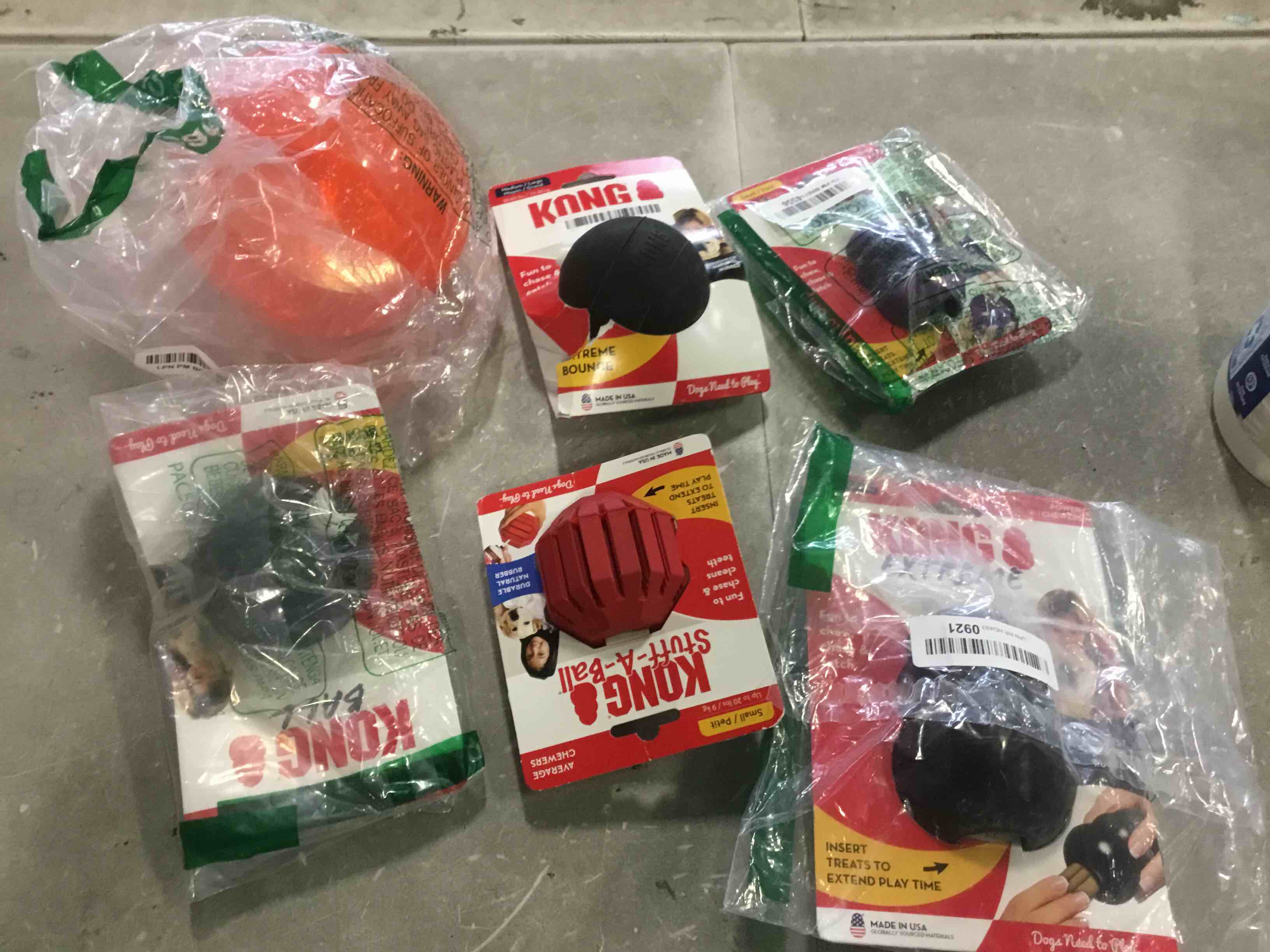 Assorted Kong Dog Toys ((Styles and Sizes May Vary))