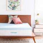 LINENSP a 3 inch gel, memory, foam, mattress, topper for queen