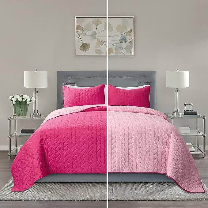 Carter Reversible 3 Piece Bedspread