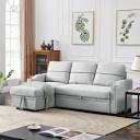 JASMODER Modern Gray Polyester/Blend Sofa box 3 of 3 