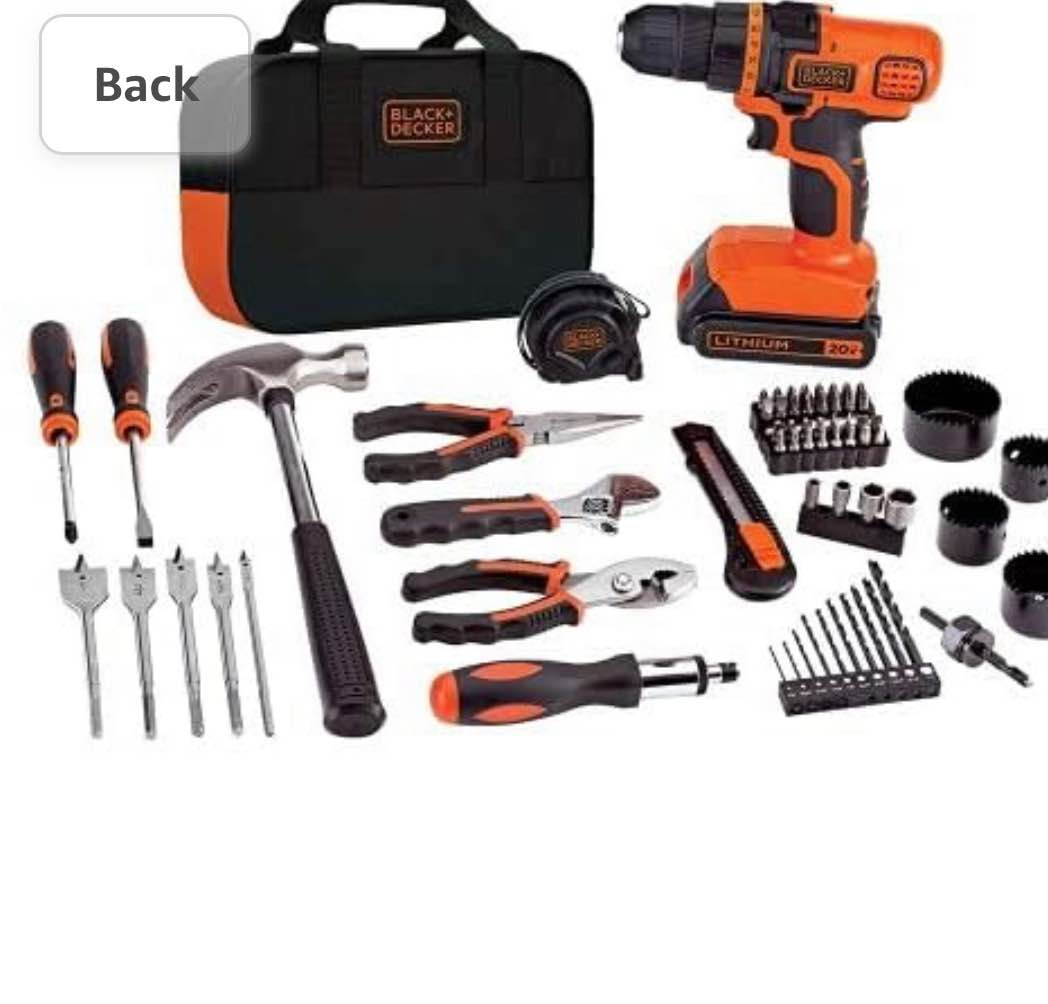BLACK+DECKER LDX120PK 20-Volt MAX Lithium-Ion Drill and Project Kit w/ BDCCS20B Circular Saw