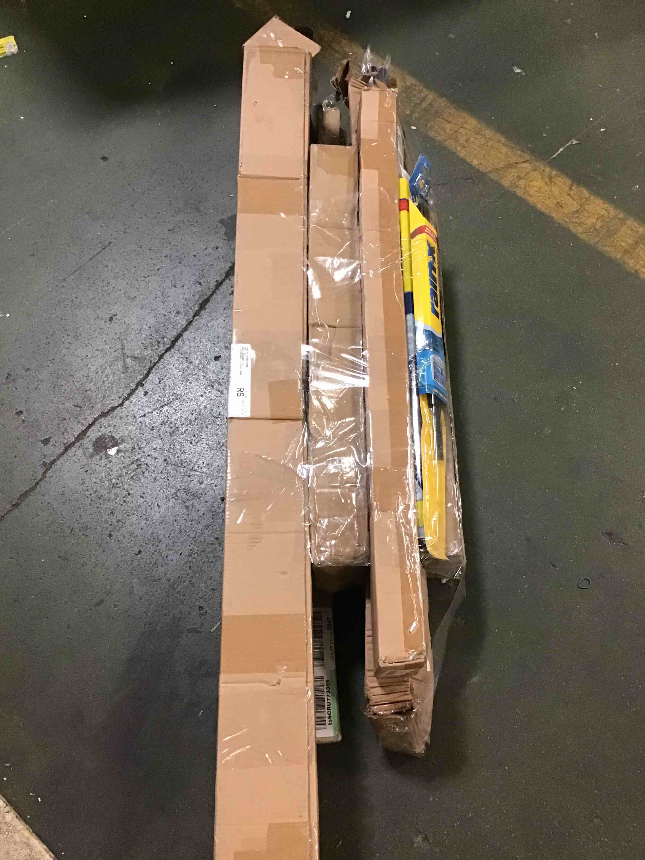 Assortment of Miscellaneous products (May Include cordless shade, curtain rods, retractable baby gate, Led universal linear lamp and more or other use)