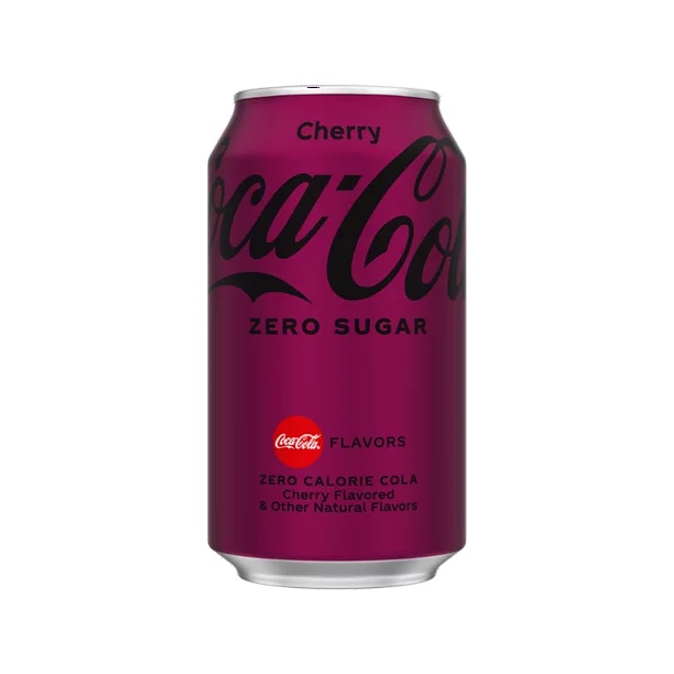 Coca-Cola Cherry Coke Zero, 12 Fl Oz (Pack of 12) incomplete 