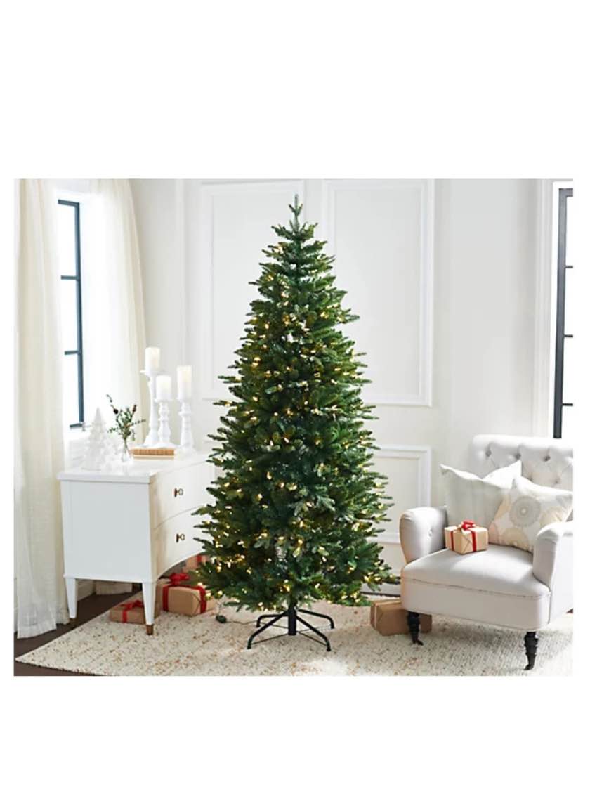As Is" Mr. Christmas 6.5' Green LED 55- Function Tree with Alexa