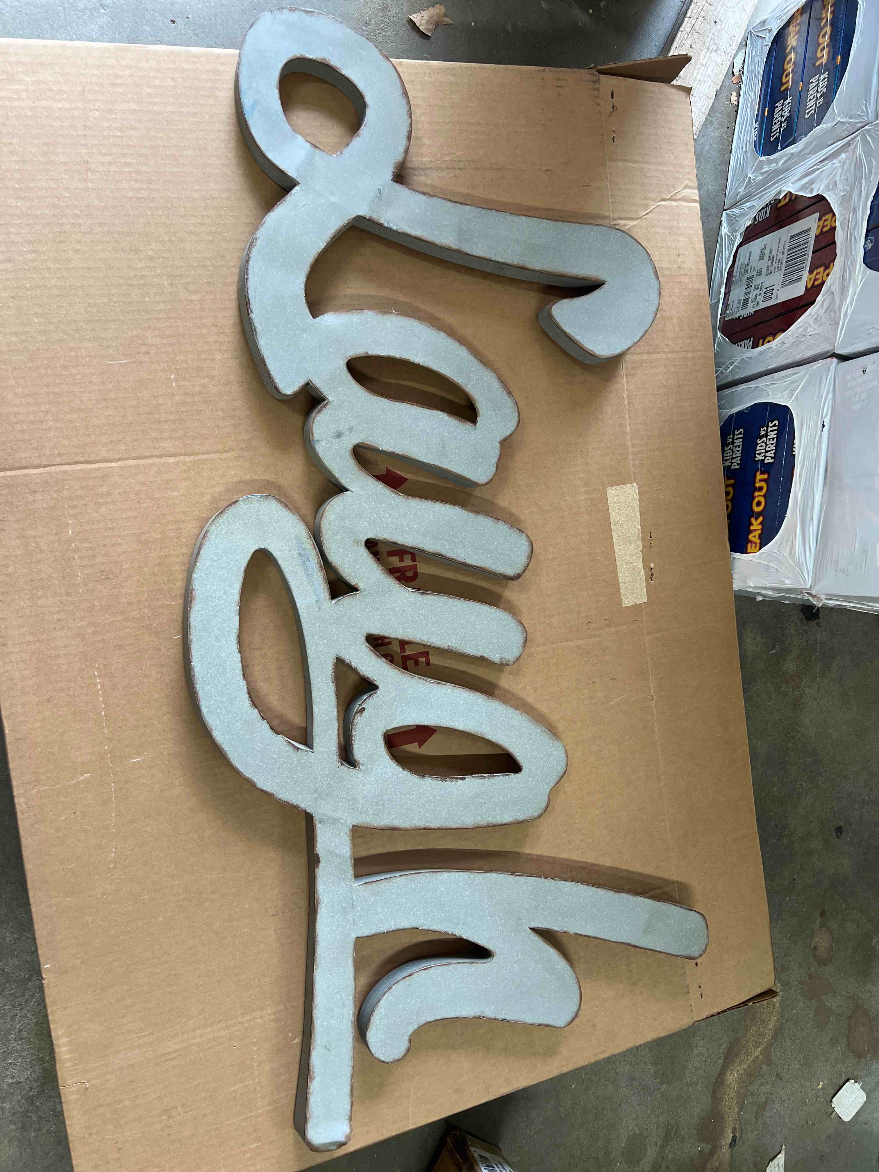 Laugh Sign - Pier One