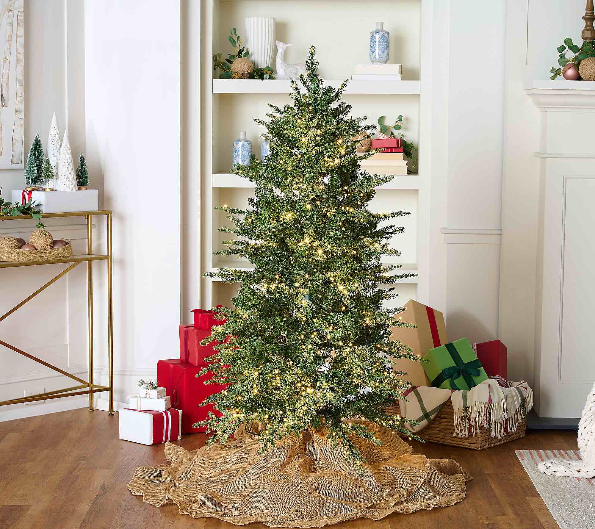 BETHLEHEM Lights 5’ Green Micro LED Christmas Tree w/Storage Bag
