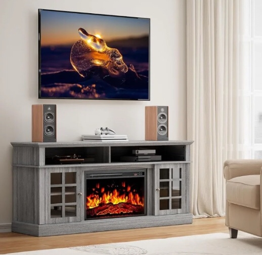 Electric Fireplace TV Stand 