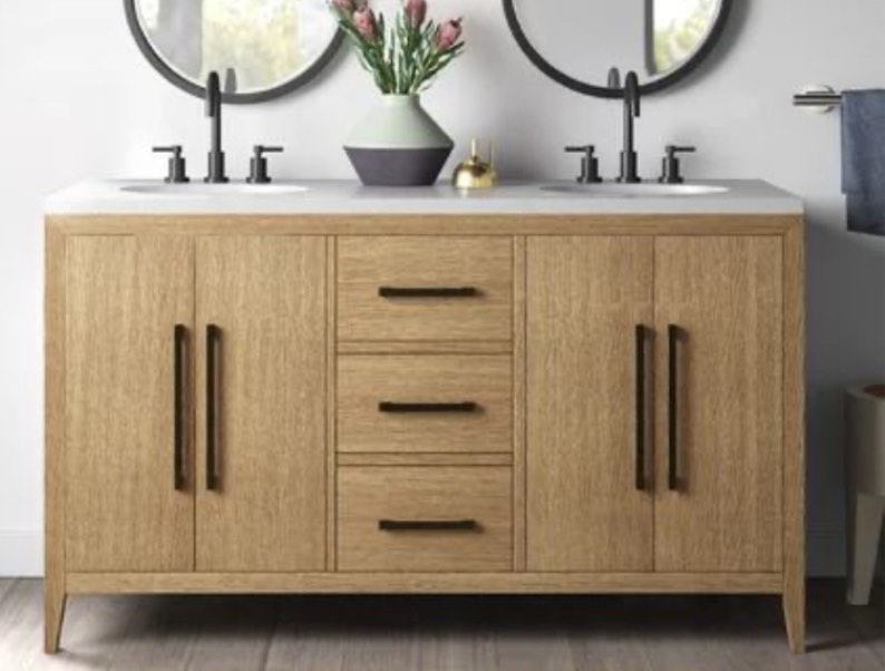 alsup 60” double bathroom vanity