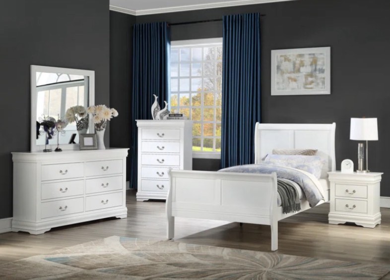 calev 5 piece bedroom set (incomplete mirror only)