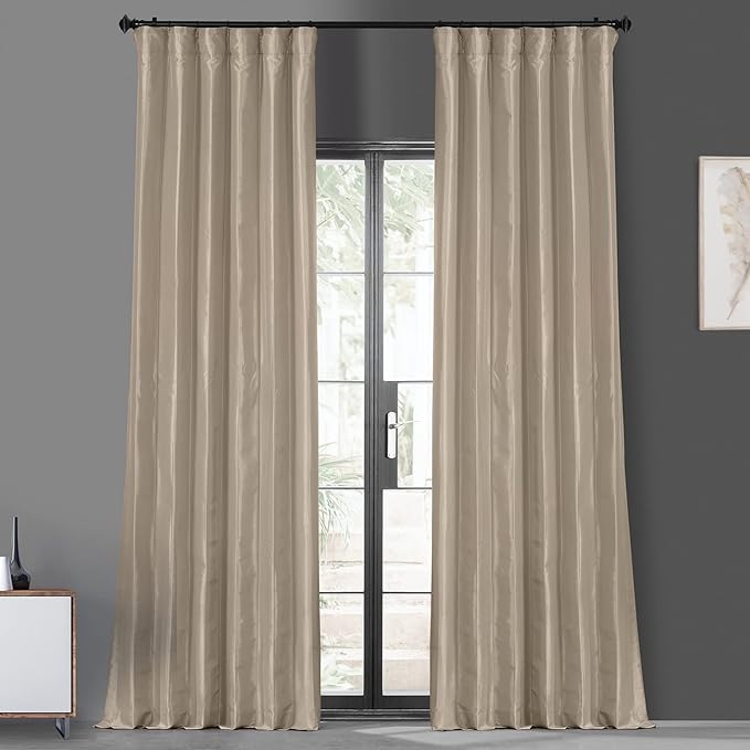 Exclusive Fabrics & Furnishings Blackout Taffeta Panel, 50" x 108"
