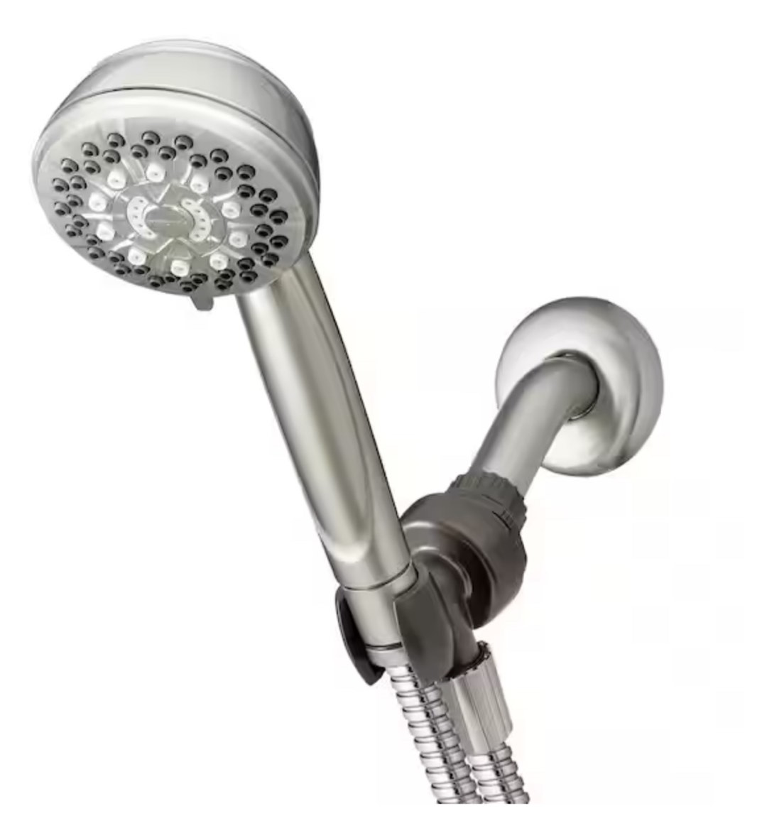 Customer Reviews for Waterpik 6-Spray 3.5 in. Single Wall Mount 1.8 GPM Handheld Adjustable Shower Head in Brushed Nickel