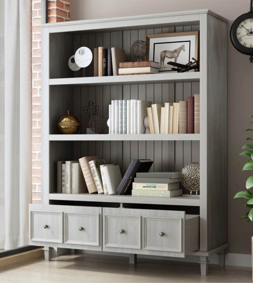 Anniya 63" H x 47.2" W Standard Bookcase