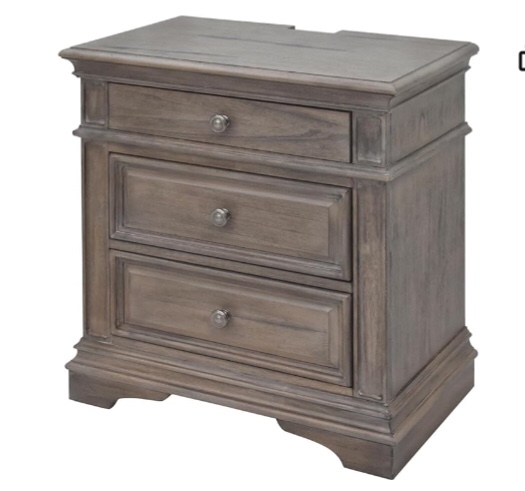 Hetton 3-Drawer Nightstand