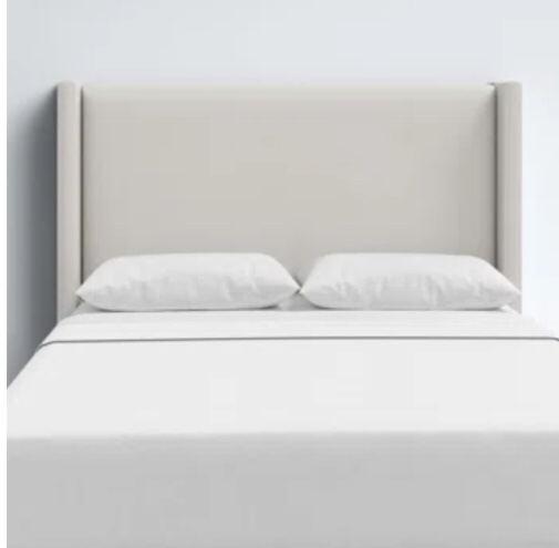 Hanson Upholstered Wingback Headboard only 