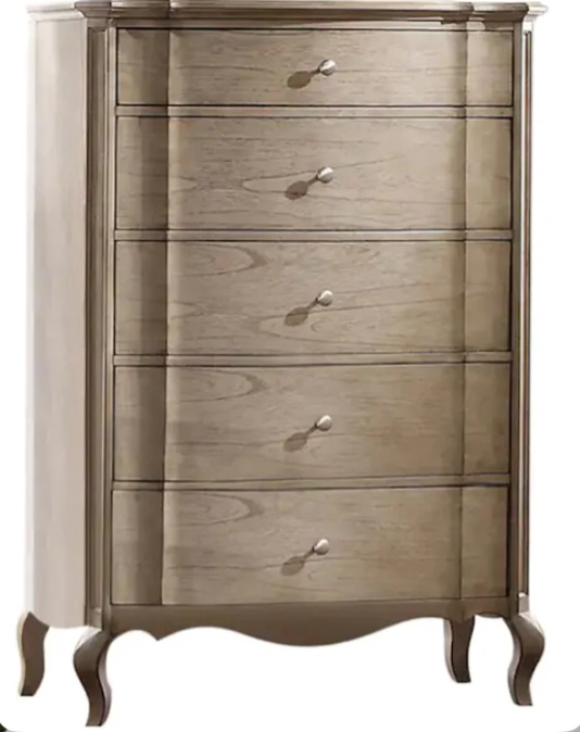 Acme Chelmsford 5-Drawer Chest in Antique Taupe 26056