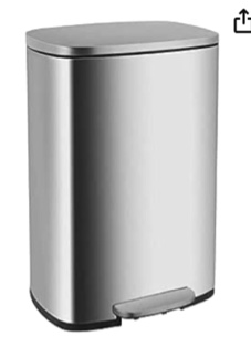 13 Gallon Step on Trash Can