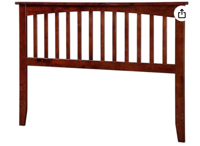 Leo & Lacey King Spindle Headboard in Walnut