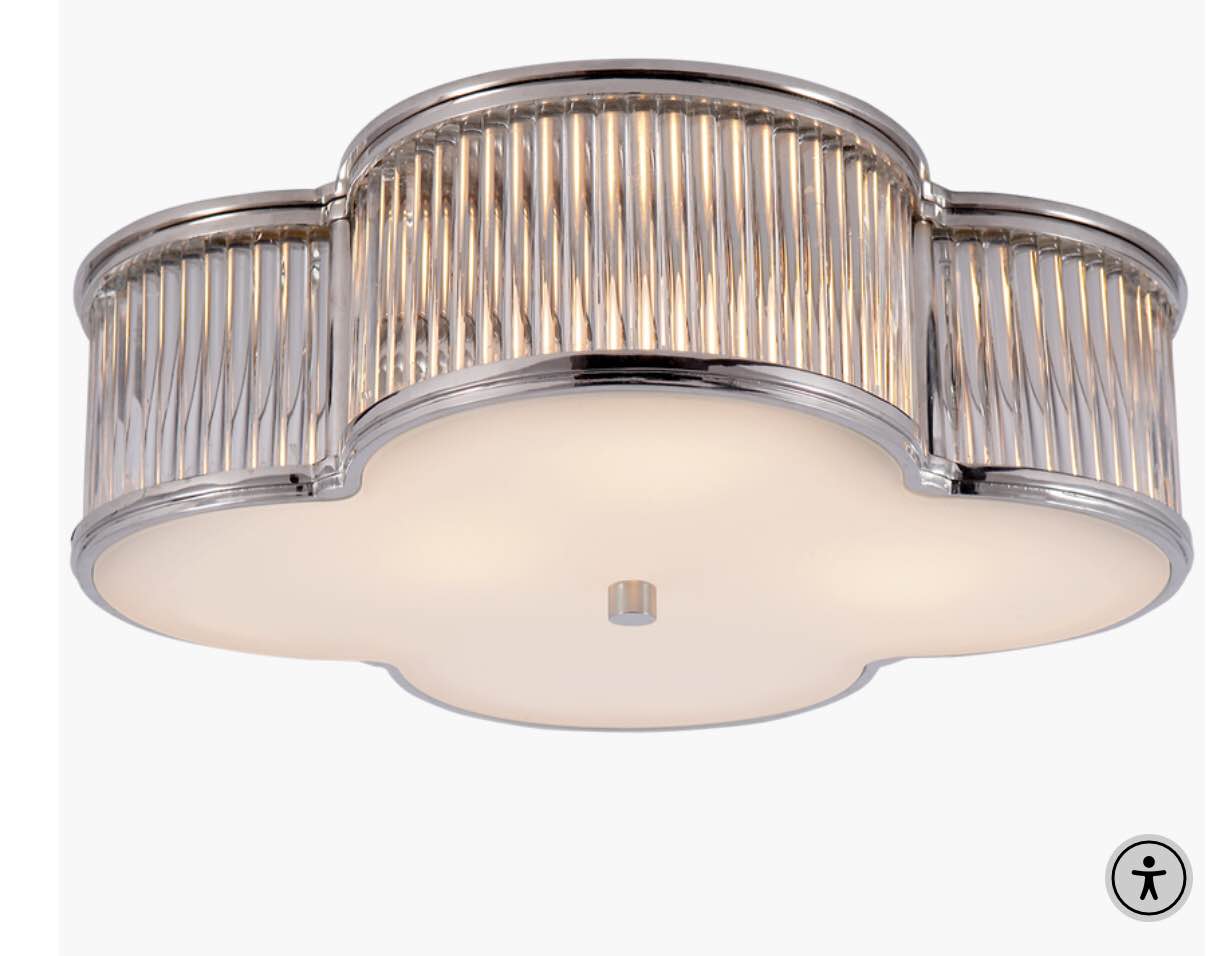 Alexa Hampton Basil 17" Flush Mount
