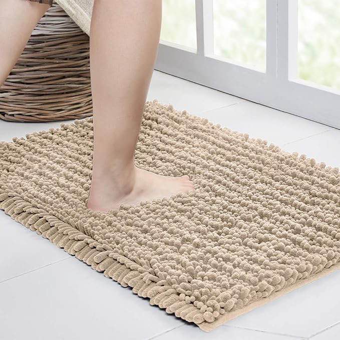 Zavin Non-Slip Absorbent Shaggy Bath Rug