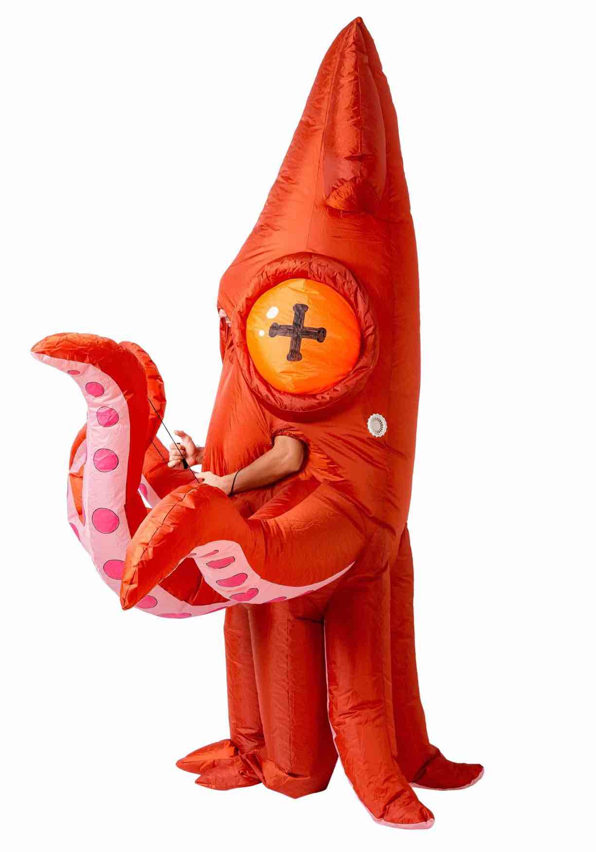Inflatable Giant Squid Costume for Adults