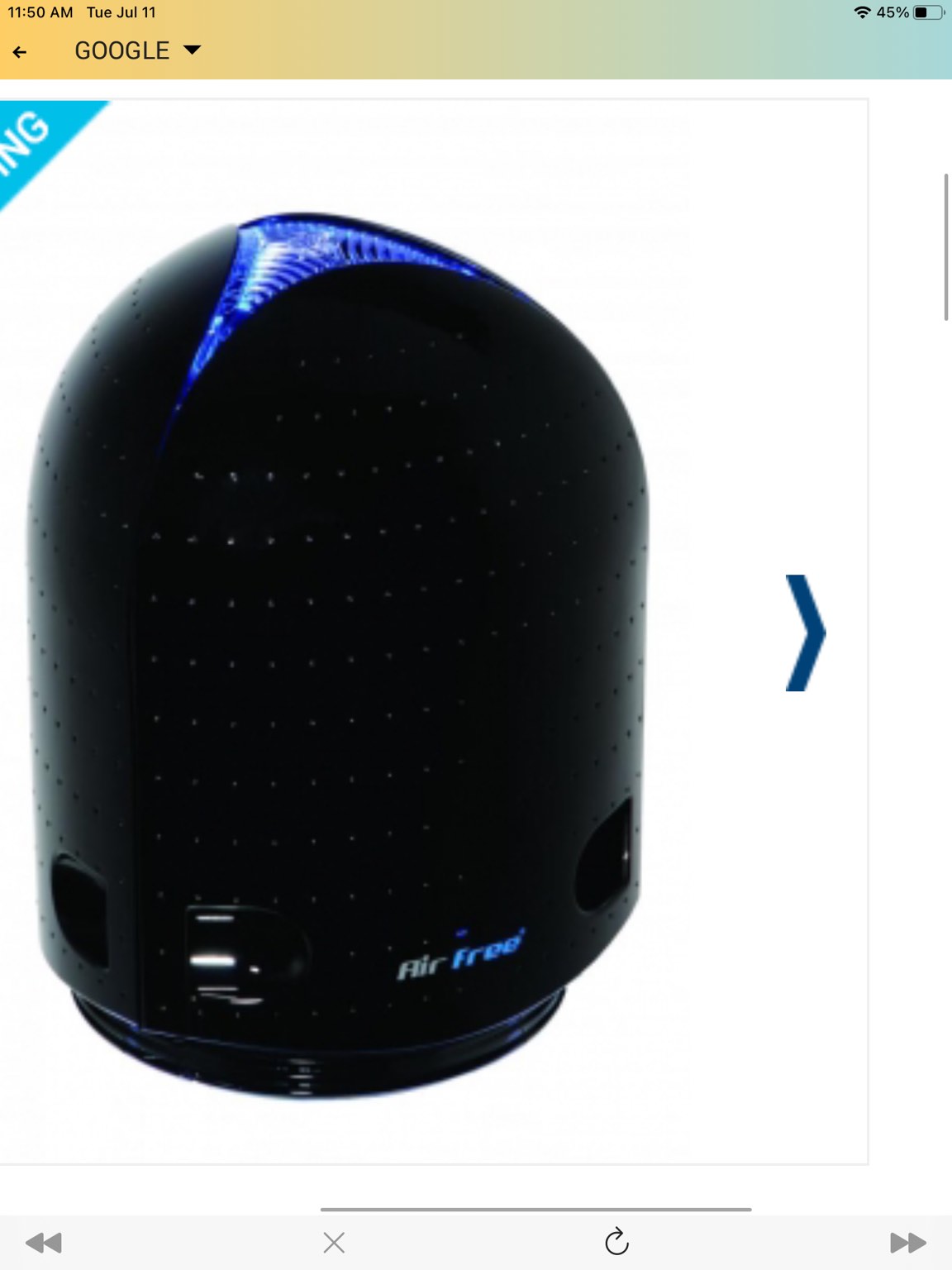 Airfree Onix 3000 Air Purifier