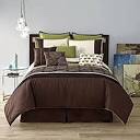 Sale - 10 Piece Modern Galaxy Bedding Queen Size Pinch Pleat Fine Embroidered...