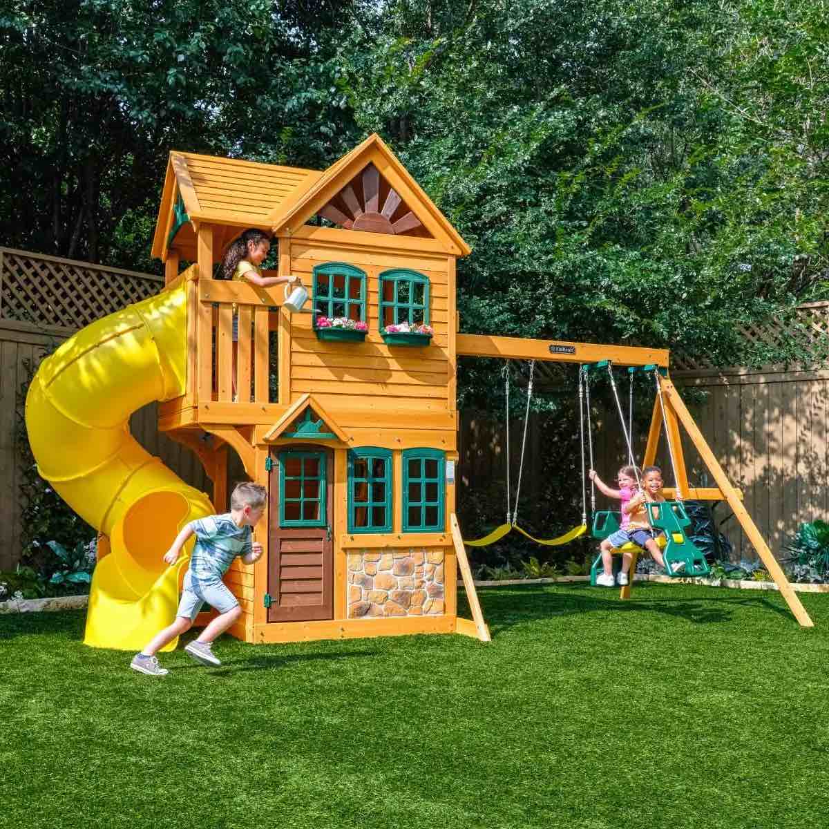KidKraft Boulder Station Swing Set / Playset
