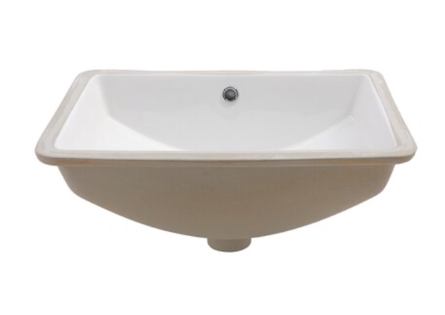 Lordear Porcelain vanity sink White Ceramic Undermount Rectangular Modern Bathroom Sink (21-in x 14-in) Item #2893866 | Model #LD-LUF2114