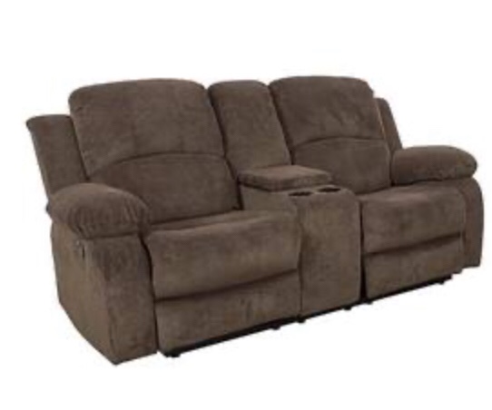 GS2896-L LIFESTYLE RECLINING LOVESEAT / BROWN