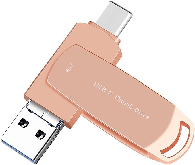 USB Flash Drive 1TB USB C Thumb Drive Memory Sticks 1TB Photo Stick for Android Phone Flash Drive Compatible Type C Phone iPad Pro MacBook USB C Computer Pink 1TB STG?Çª / STYLE SIMILAR TO STOCK PHOTO 