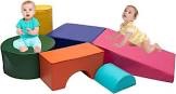 Amazon Basics Soft Play Wall Climb and Slide, 6-Piece