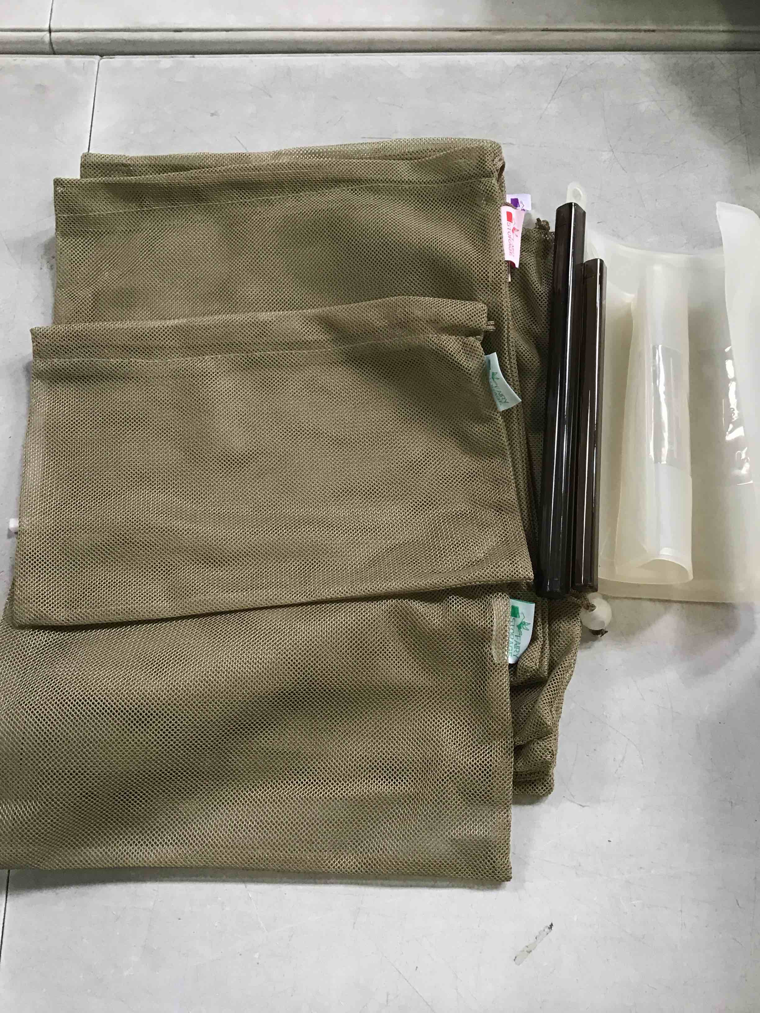 Colorful reusable groc…silicone bags (Kiwi green)