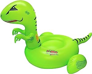 SWIMLINE Original Giant Ride On Inflatable Pool Float Lounge Series | Floaties W/Stable Legs Wings Large Rideable Blow Up Summer Beach Swimming Party Big Raft Tube Decoration Tan Toys for Kids Adults