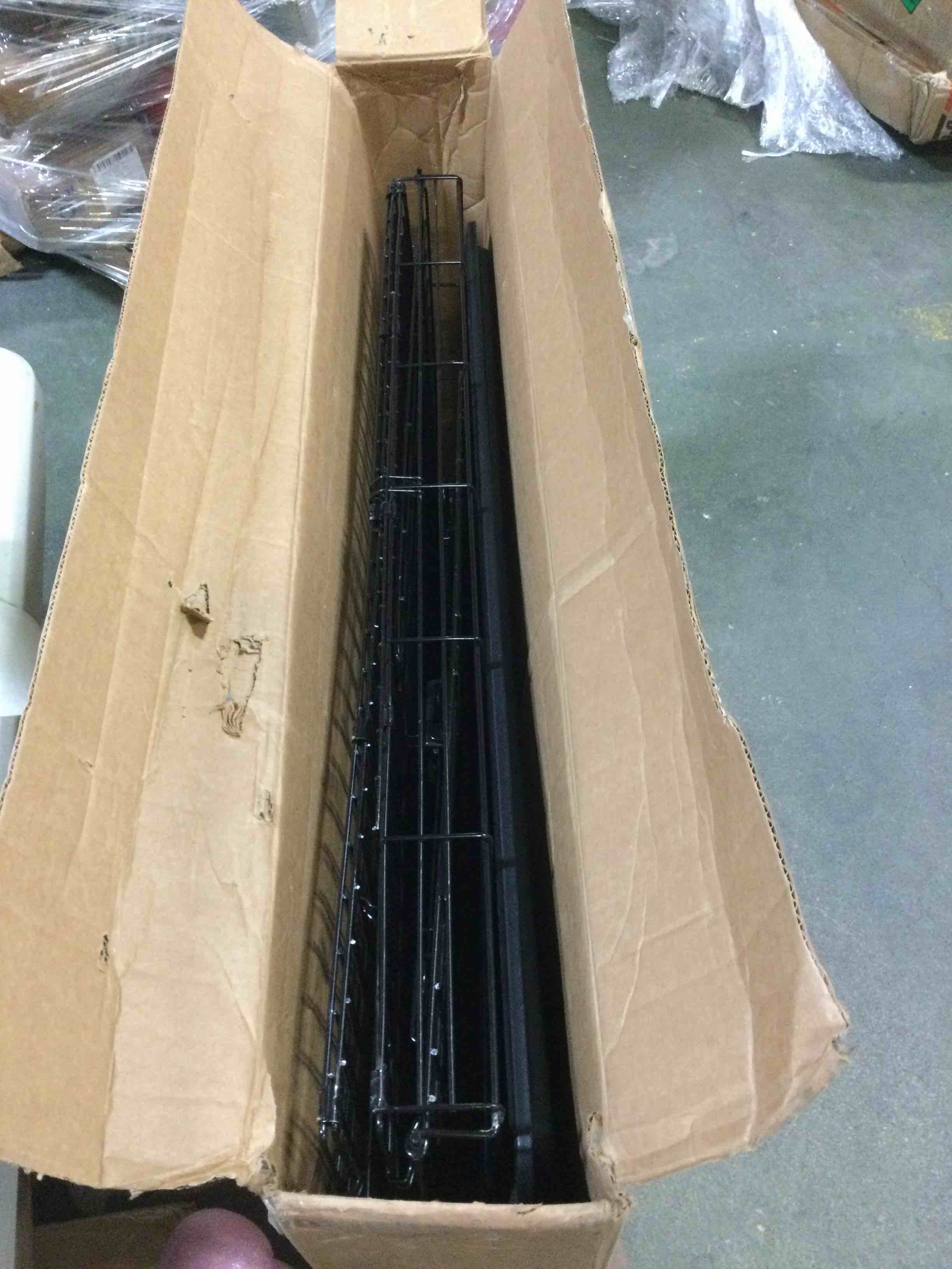 Metal Pet Crate Cage L/ XL, black